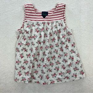 Mini Boden Girl’s Cotton Floral Sleeveless Top Size 11-12Y